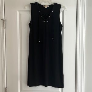Black Michael Kors XS Dress with tie neckline